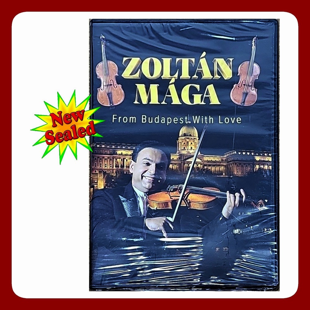 Zoltan Maga From Budapest With Love Violin Concert DVD NTSC Classical Music New